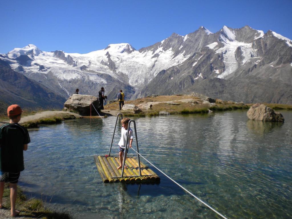 Apartmenthaus Sunshine Saas-Grund Buitenkant foto