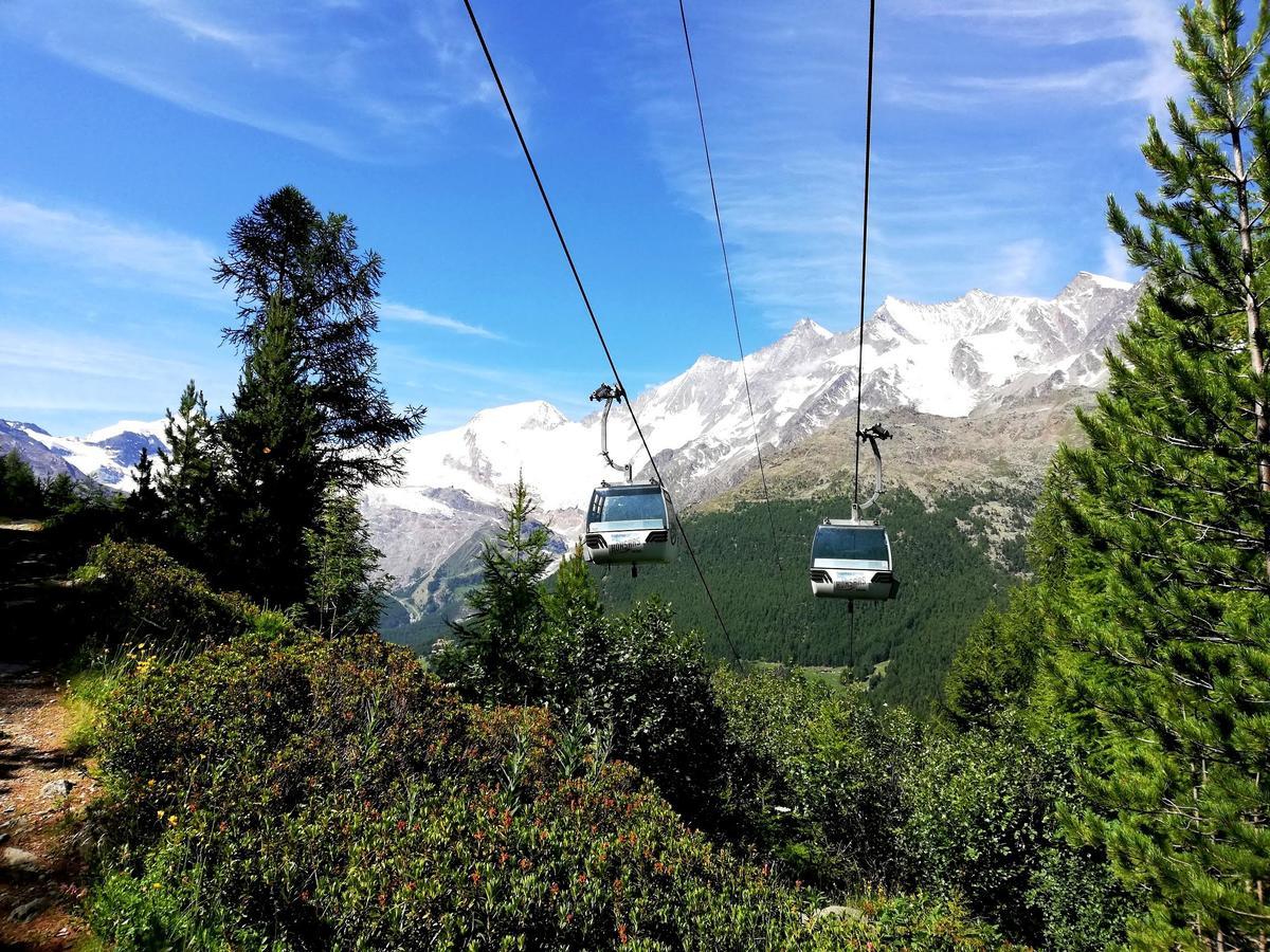Apartmenthaus Sunshine Saas-Grund Buitenkant foto